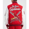 st louis cardinals mashup red and white jacket