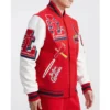 st louis cardinals red and white mashup jacket