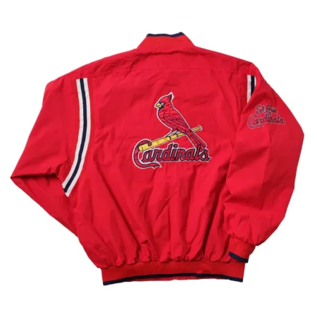 vintage st louis cardinals red cotton jacket
