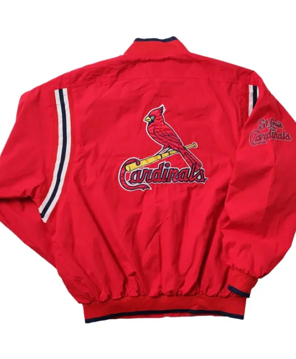 vintage st louis cardinals red cotton jacket
