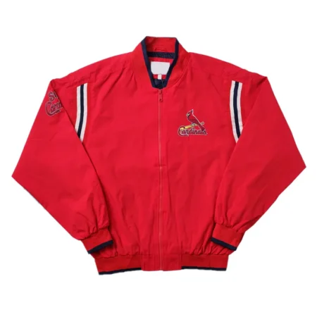 vintage st louis cardinals red jacket