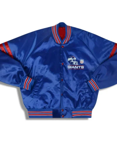 1990s New York Giants Varsity Satin Jacket