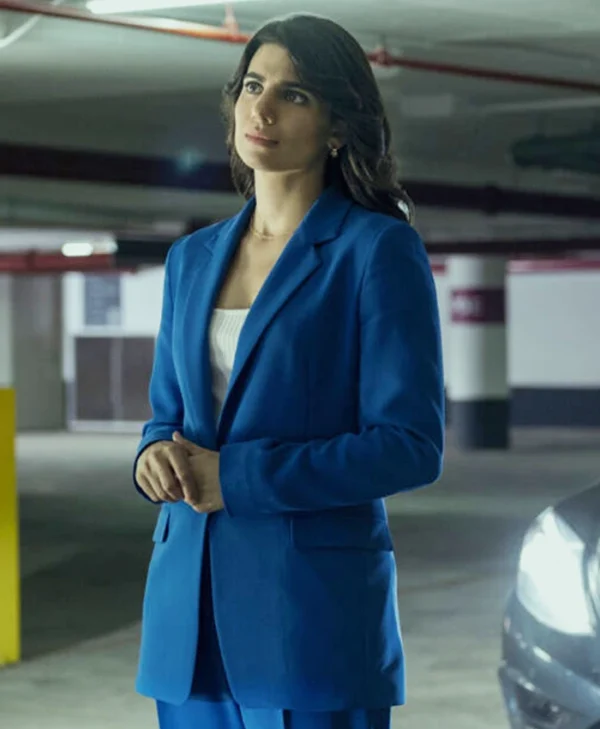 3 Body Problem S02 Claudia Doumit Blue Blazer