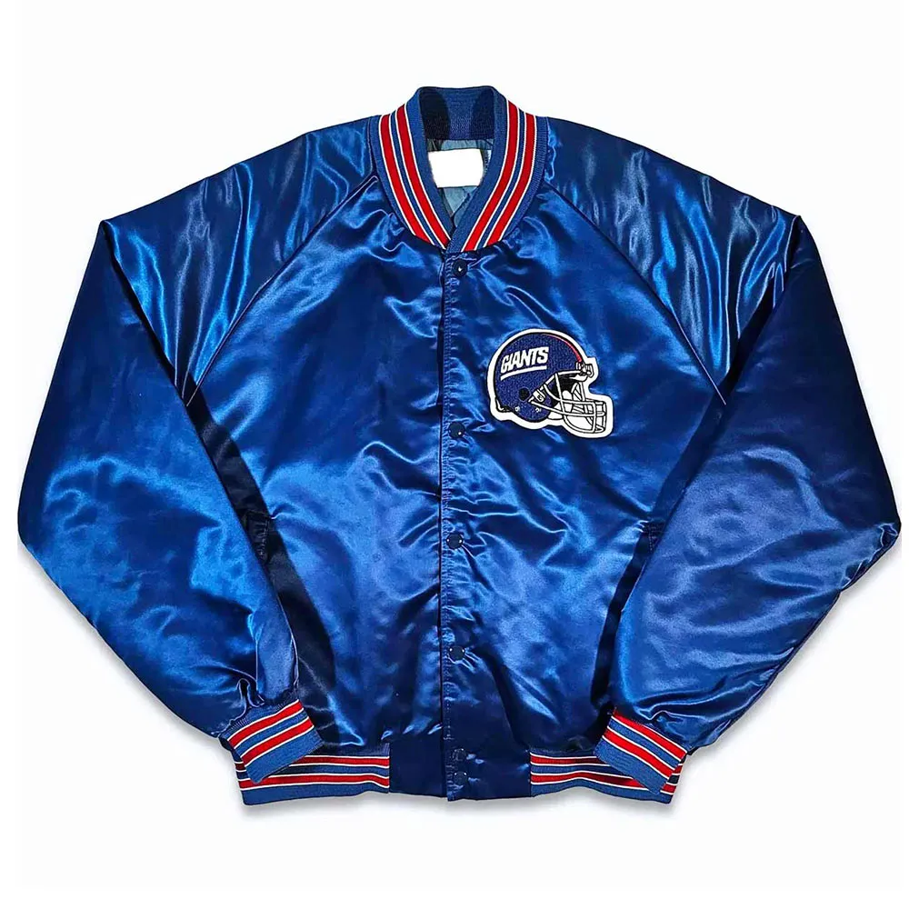 80s New York Giants Bomber Jacket webp