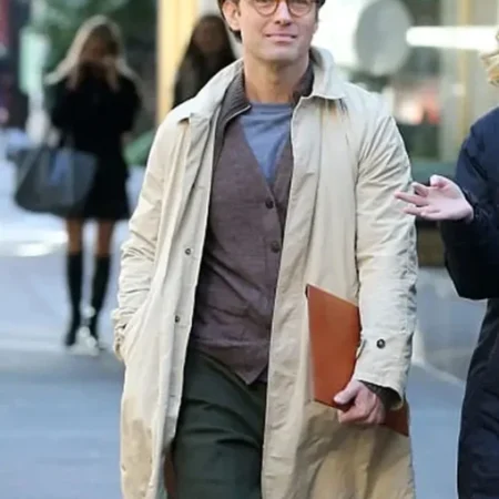 A Rainy Day In New York Ted Davidoff White Coat frontt