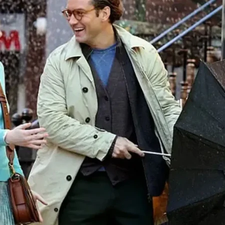 A Rainy Day In New York Ted Davidoff White Coat right