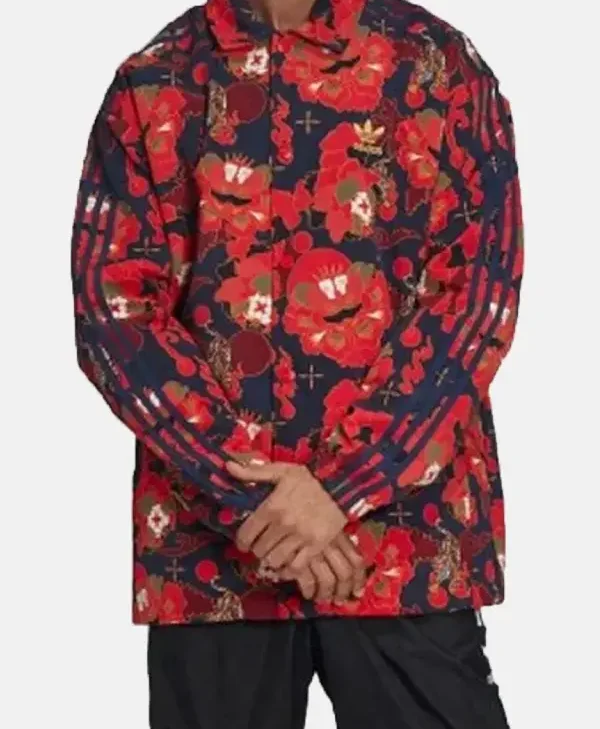 Adidas Originals Chinese New Year Coach Shirt Jacket webp