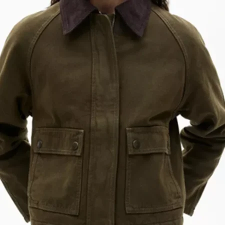 Alex Poker Face S02 Brown Denim Jacket For Sale webp