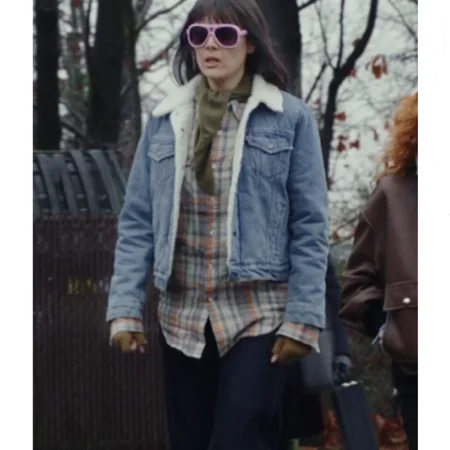 Alex Poker Face S02 Sherpa Denim Jacket webp