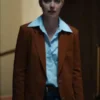 All of You 2025 Imogen Poots Brown Blazer