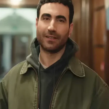 All of You Brett Goldstein Green Jacket Front