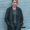 All of You Imogen Poots Leather Coat