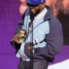 American Rapper Kendrick Lamar Grammys Awards Blue Jacket