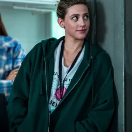 American Sweatshop Lili Reinhart Green Hoodie
