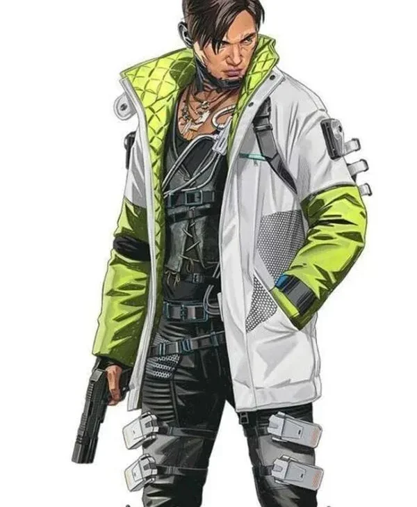 Apex Legends Crypto Leather Jacket 1