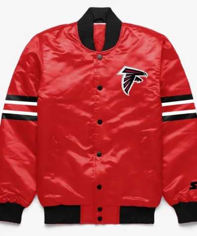 Atlanta Falcons Button Down Red Jacket