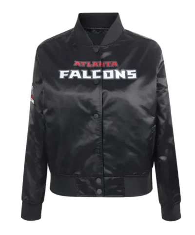 Atlanta Falcons Classic Black Satin Jacket