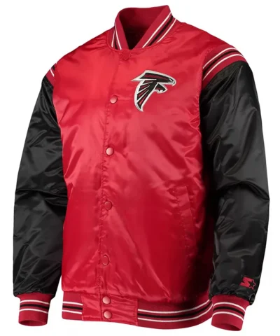 Atlanta Falcons Enforcer Red-Black Satin Jacket