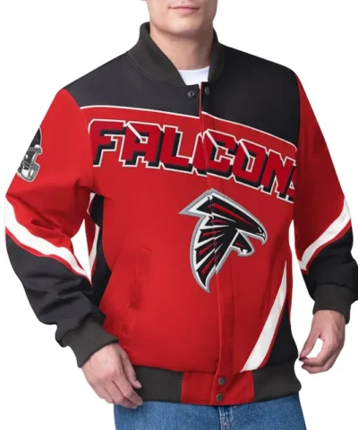 Atlanta Falcons Maximum Racing Red Jacket
