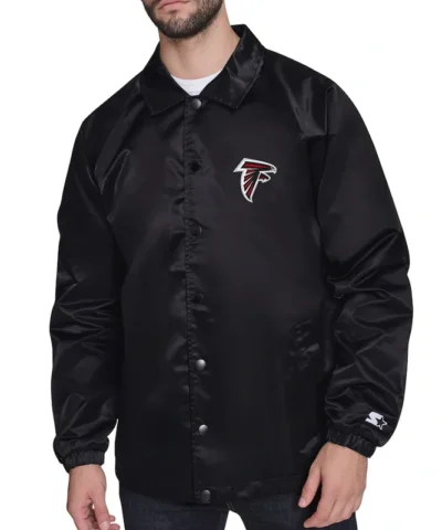 Atlanta Falcons Retro Logo Coaches Jacket
