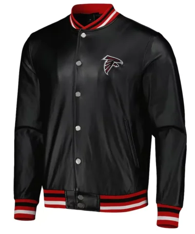 Atlanta Falcons The Wild Collective Metallic Black Jacket