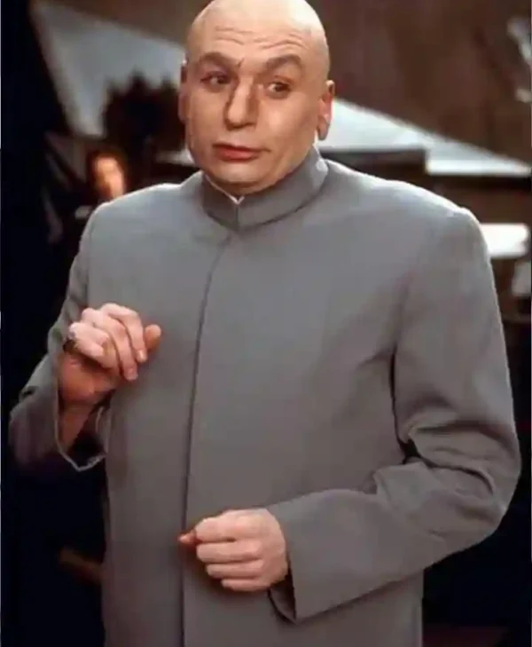 Austin Powers Dr Evil Grey Suit Side Look