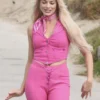 Barbie 2023 Margot Robbie Pink Suit front webp