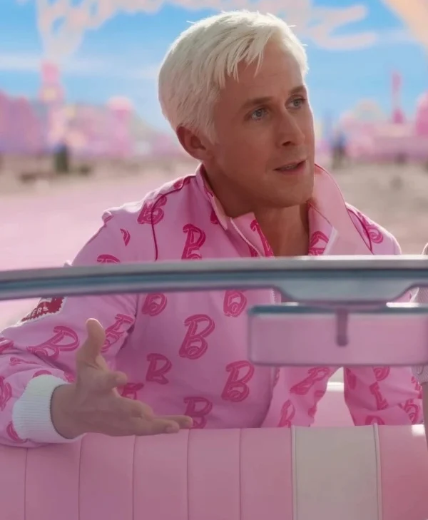 Barbie 2023 Ryan Gosling Pink Tracksuit webp