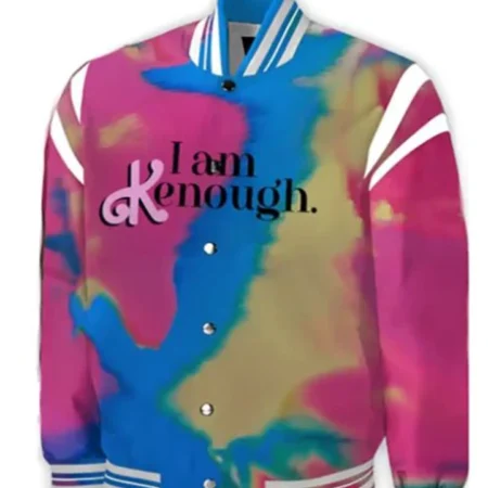 Barbie I Am Kenough Varsity Jacket webp