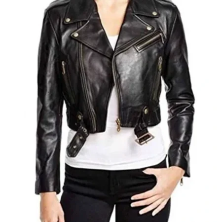 Becky Lynch I Am The Man Black Leather Jacket
