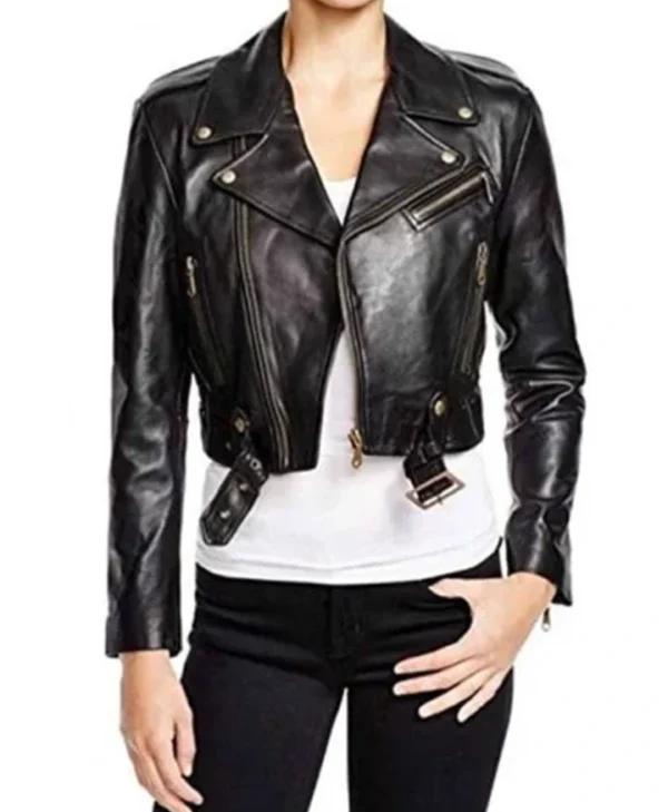 Becky Lynch I Am The Man Black Leather Jacket