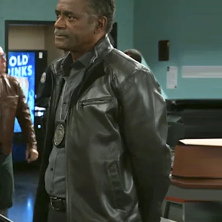 Beyond the Gates S01 Darryl W. Handy Black Leather Jacket