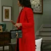 Beyond the Gates S01 Karla Mosley Red Coat Side