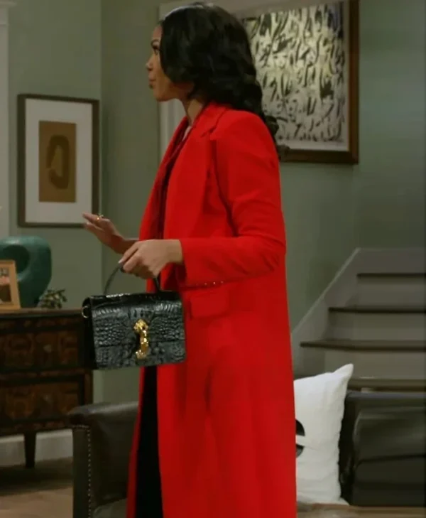 Beyond the Gates S01 Karla Mosley Red Coat Side