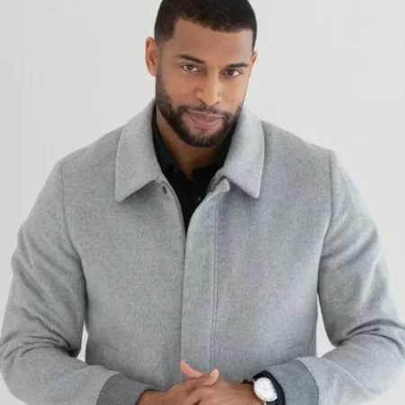 Beyond the Gates S01 Martin Richardson Grey Bomber Jacket