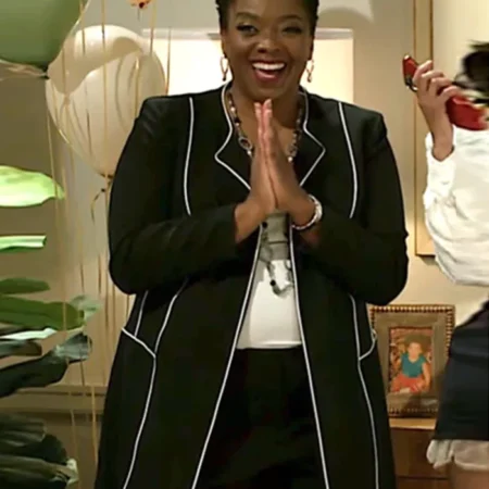 Beyond the Gates S01 Mona Wilson Black Coat