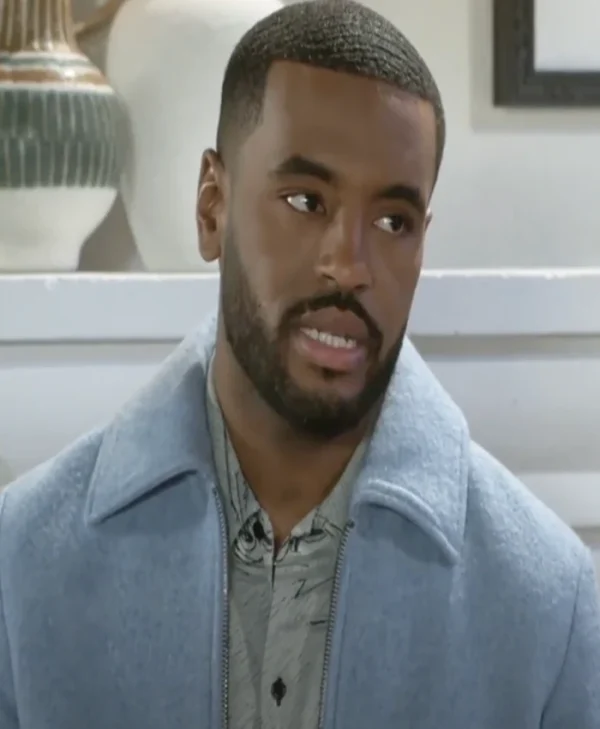 Beyond the Gates S01 Sean Freeman Blue Wool Jacket