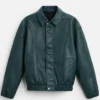 Beyond the Gates S01 Sean Freeman Green Leather Jacket