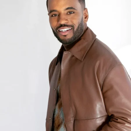 Beyond the Gates Sean Freeman Brown Leather Jacket