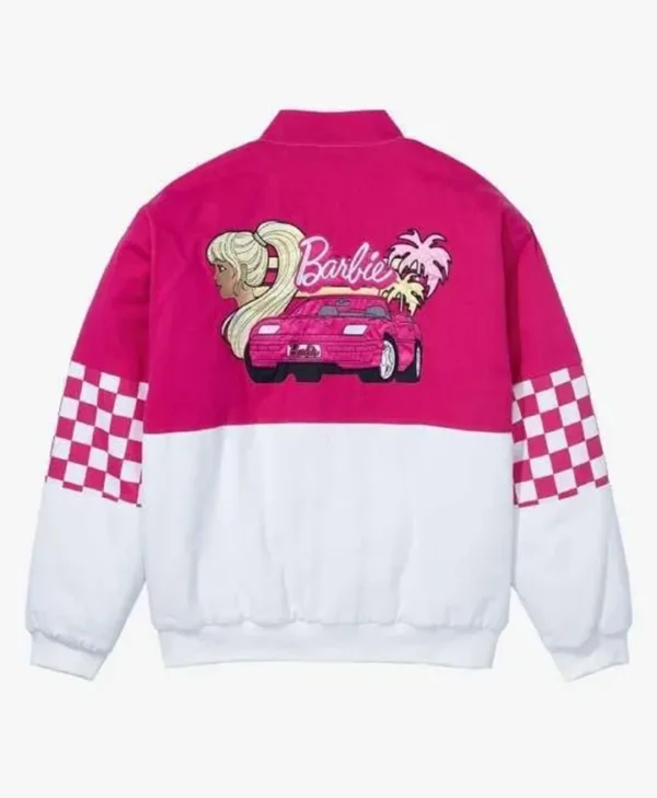 Buy Barbie Racer Satin Varsity Jacket webp