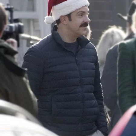 Buy Jason Sudeikis Ted Lasso Quilted Puffer Jacket webp