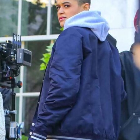 Buy Julien Calloway Gossip Girl Blue Bomber Jacket jpg