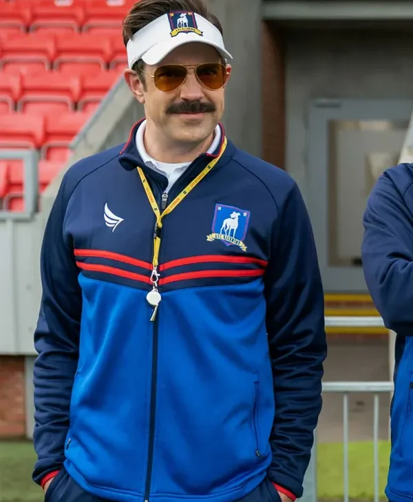 Buy Ted Lasso Jason Sudeikis AFC Richmond Track Jacket Sale webp