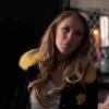Buy Ted Lasso S3 Juno Temple Black and Yellow Fur Jacket webp