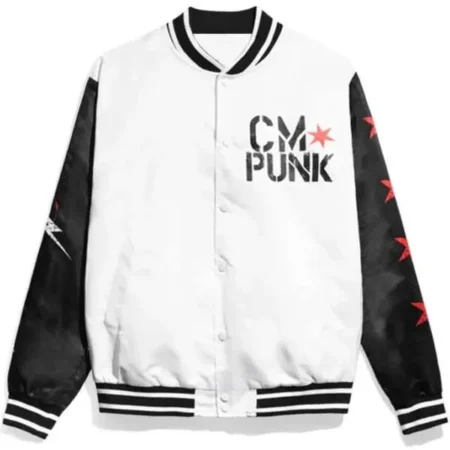 CM Punk Logo Varsity Jacket