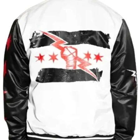 CM Punk White and Black Jacket