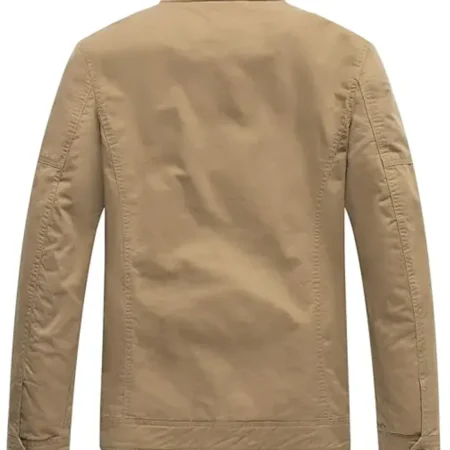 Cal Jones Sullivans Crossing S02 Cotton Military Jacket Back webp