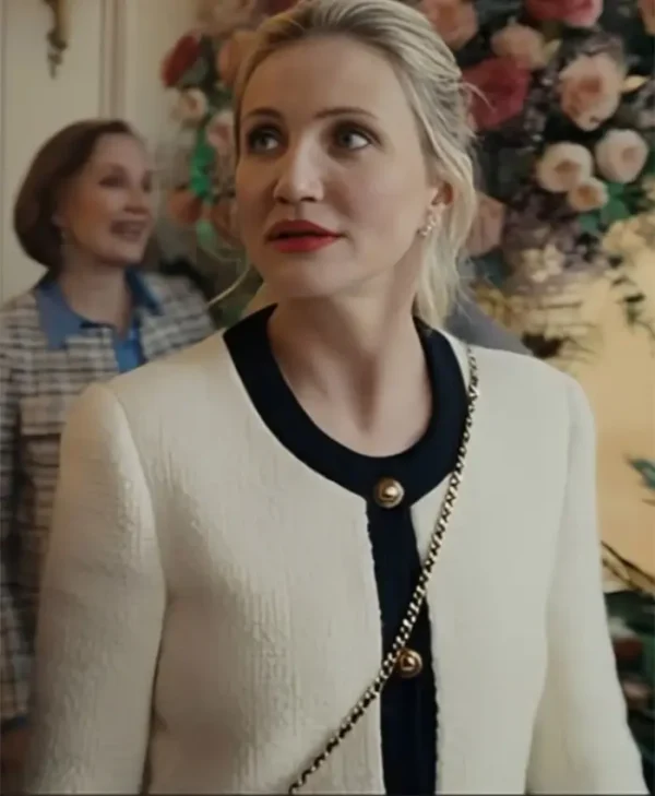 Cameron Diaz Back In Action Jacket closeup webp