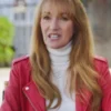 Celebrity IOU S10 Jane Seymour Red Leather Jacket