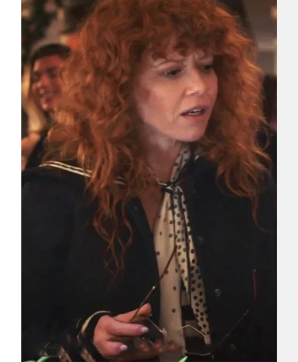 Charlie Cale Poker Face S02 Black Jacket webp